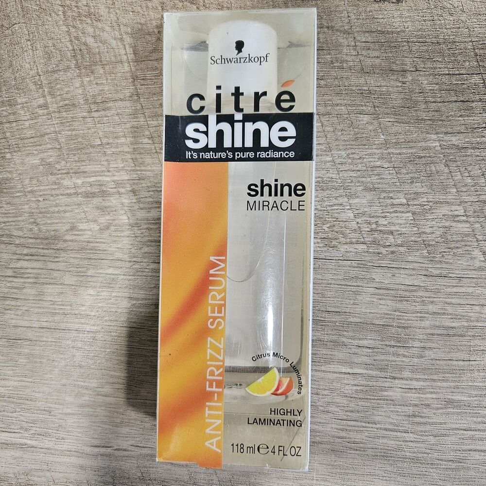 Schwarzkopf Citre Shine Miracle Anti Frizz Serum Shine Miracle 4oz  BNIB